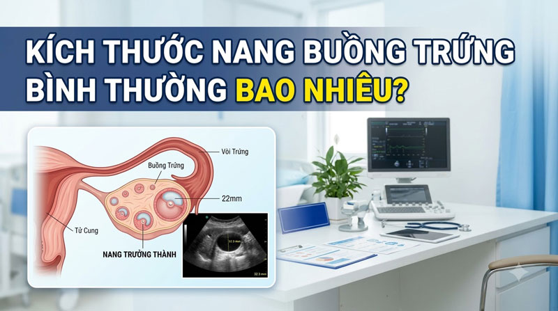 Kích Thước Nang Buồng Trừng Bình Thường Là Bao Nhiêu? Đáp Án Chuẩn Y Khoa