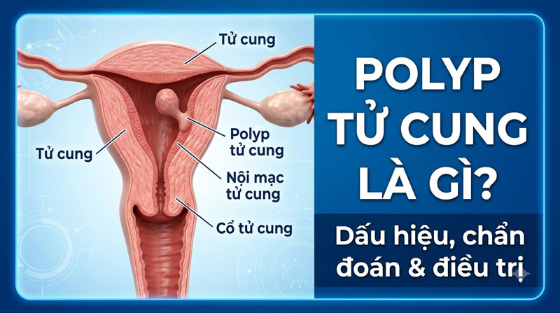 Polyp Tử Cung Là Gì? Dấu Hiệu, Nguy Cơ Và Các Phương Pháp Điều Trị An Toàn