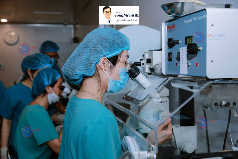phòng lab sàng lọc phôi