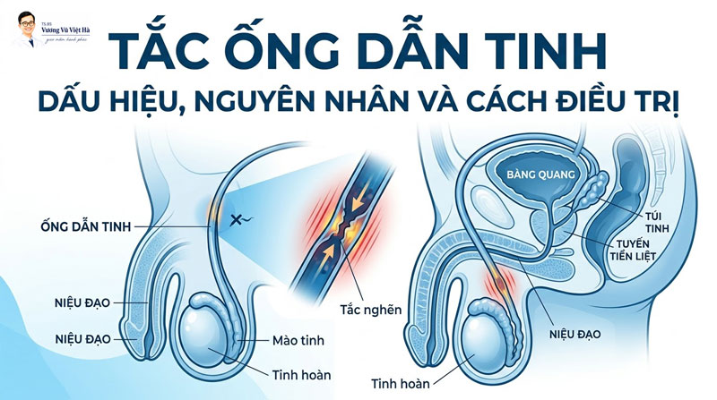 Tắc Ống Dẫn Tinh: Dấu Hiệu, Nguyên Nhân Và Phương Pháp Điều Trị Mới Nhất