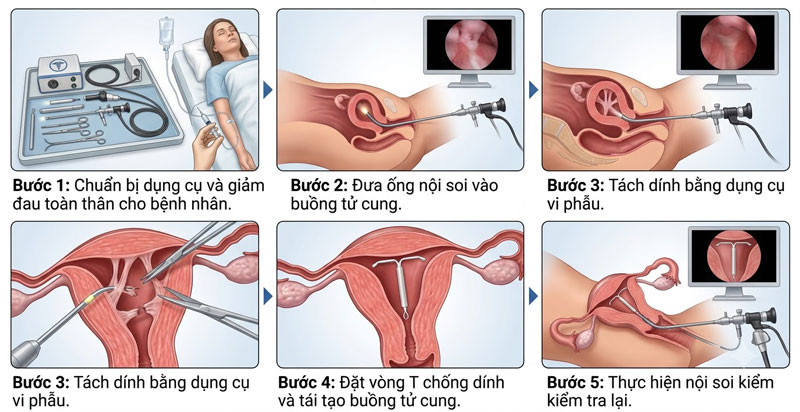 Quy Trình Phẫu Thuật Nội Soi Tách Dính Buồng Tử Cung