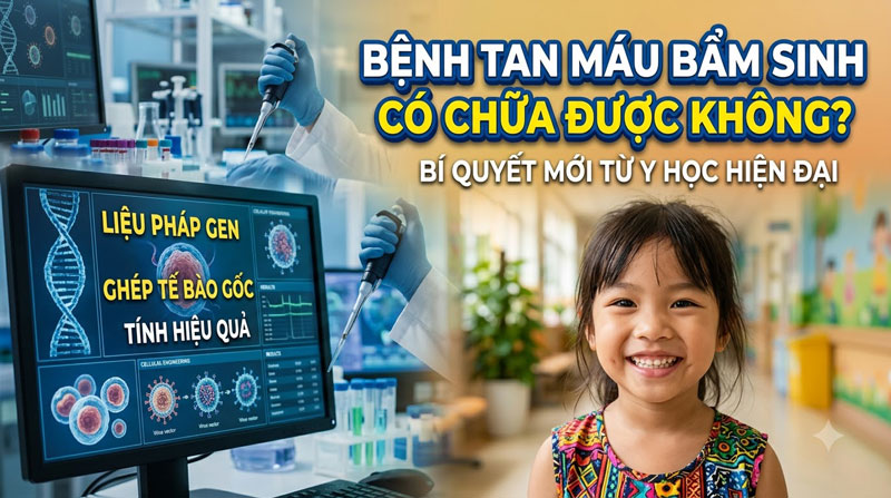 Bệnh Tan Máu Bẩm Sinh Có Chữa Được Không? Giải Đáp Chuẩn Y Khoa