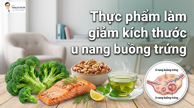 Top 7+ Thực Phẩm Làm Giảm Kích Thước U Nang Buồng Trứng Tự Nhiên